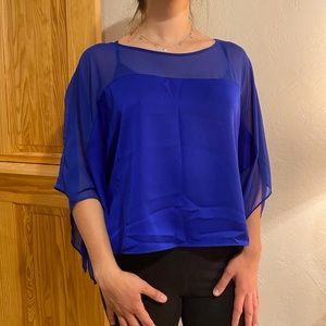 F21 Sapphire Blouse - M
